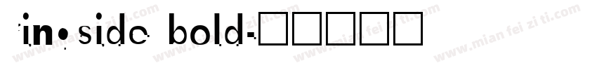 ringside bold字体转换